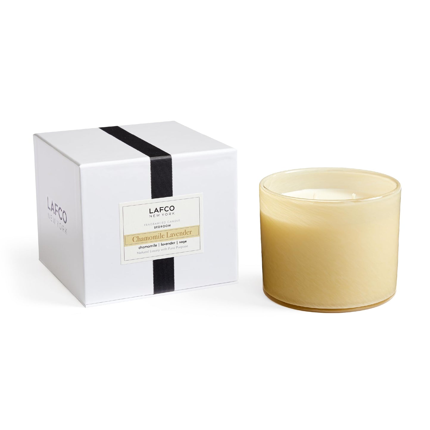 LAFCO New York Chamomile Lavender 3-Wick Candle – 30 oz, USA Made