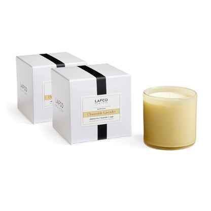 LAFCO New York Signature Candle Chamomile Lavender – 15.5 oz, 2 Pack, 90-Hour Burn Time