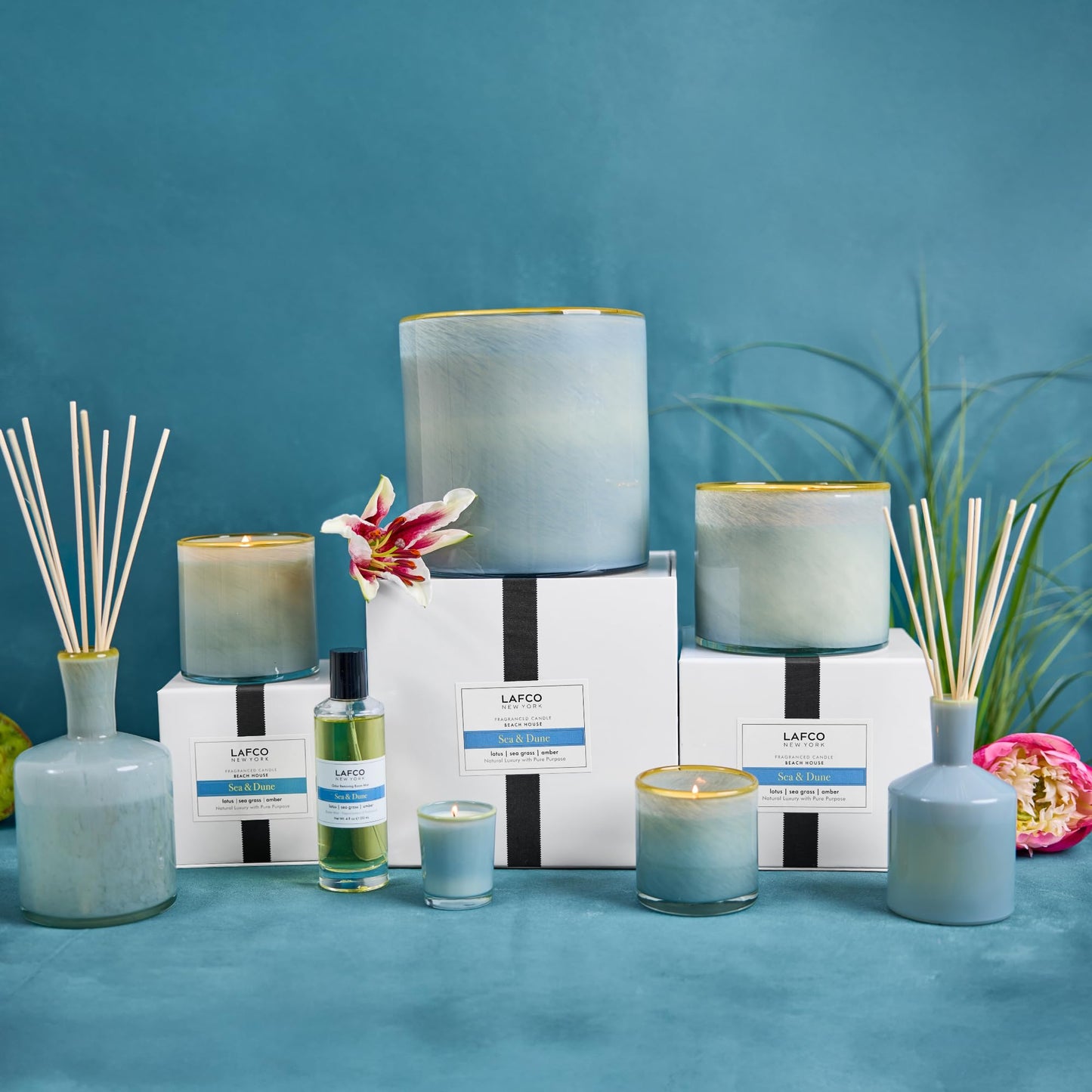 LAFCO New York Signature Candle Sea & Dune – 15.5 oz | 90-Hour Burn Time