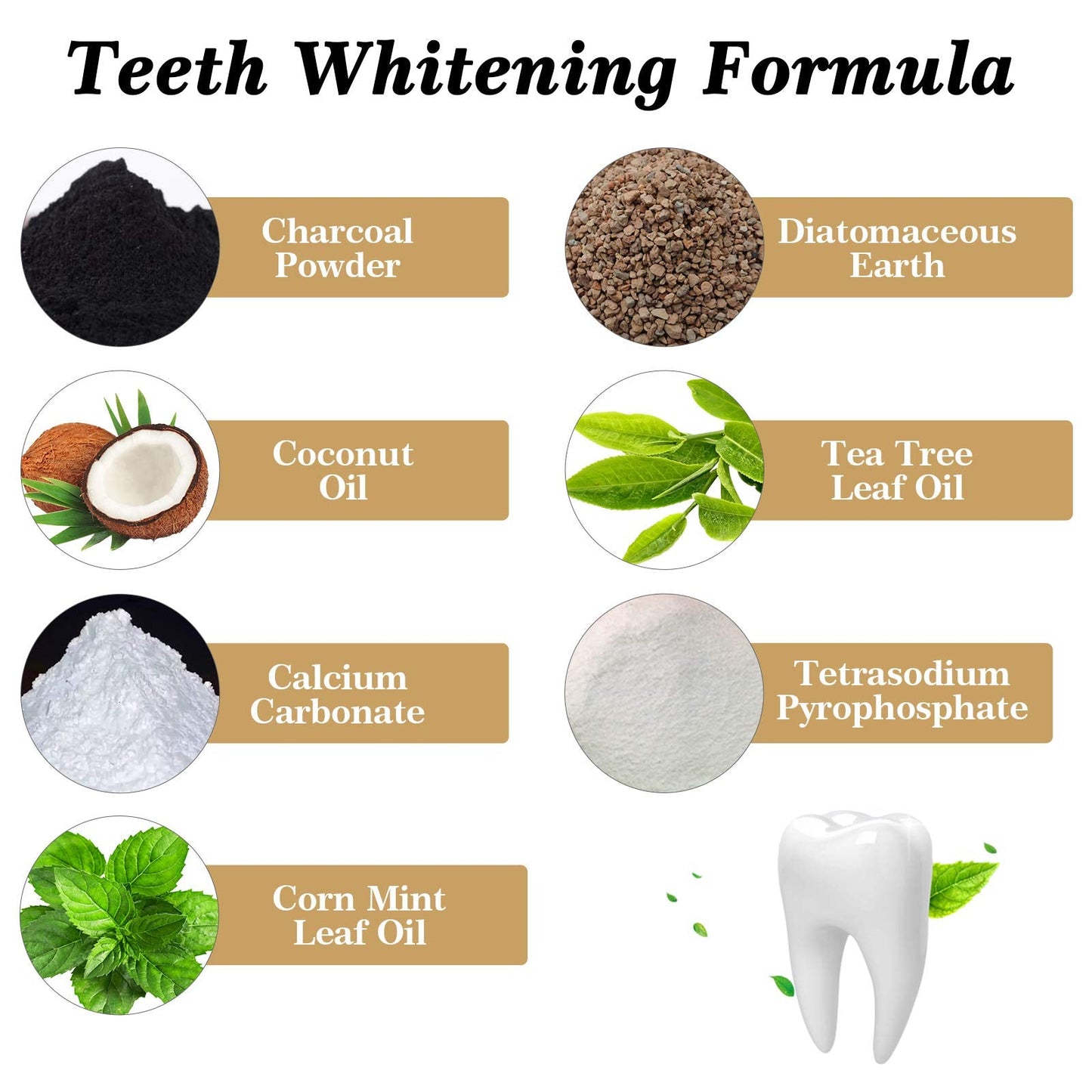 Lagunamoon Charcoal Toothpaste for Sensitive Teeth – No Peroxide