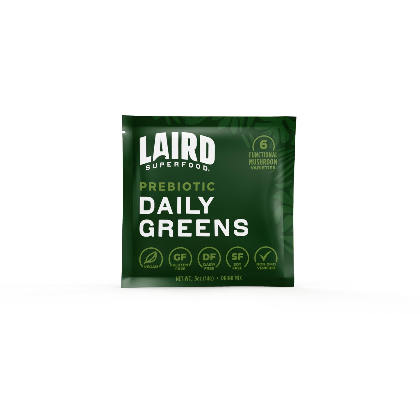 Laird Superfood Prebiotic Daily Greens – 15 Sachets – Vegan & Non-GMO