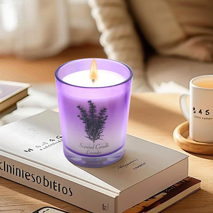 Lamway Lavender Soy Candle 8 oz — Aromatherapy, 45h Burn, Gift for Her
