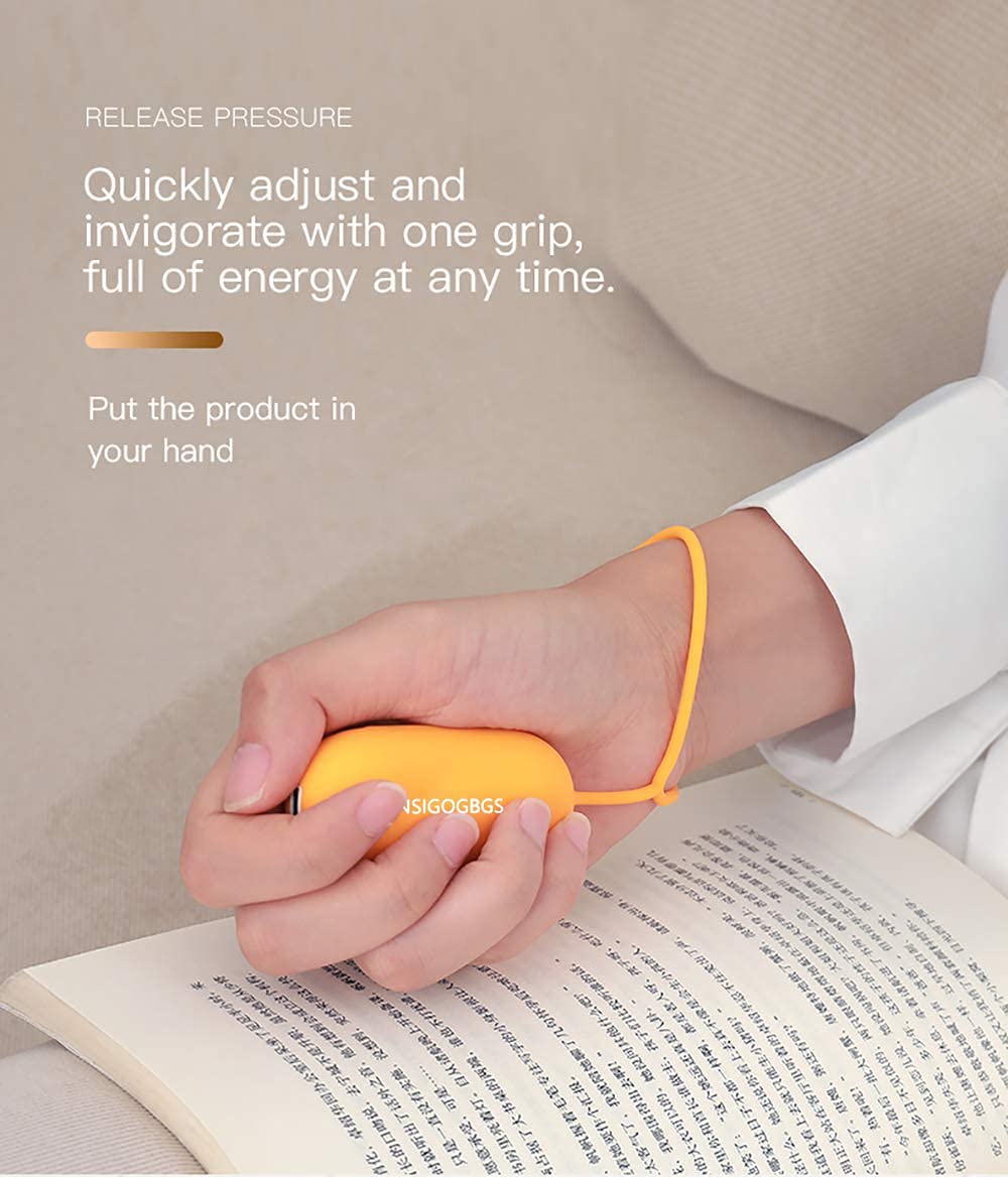 LANSIGOGBGS Brain Massage Device — Portable Sleep Aid, Anxiety Relief & Focus Support (Grey)