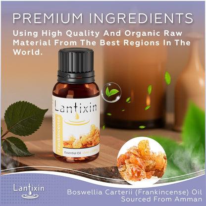 Lantixin Pure Frankincense Essential Oils for Diffusers – 0.5 oz