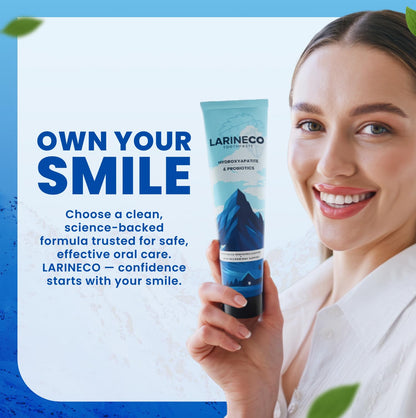 Larineco Nano Hydroxyapatite Toothpaste – Sulfate-Free Enamel Care (4oz) for Sensitive Teeth