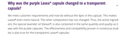 Lasea Liquid Capsules 14ct – Silexan Lavender | Anxiety Relief