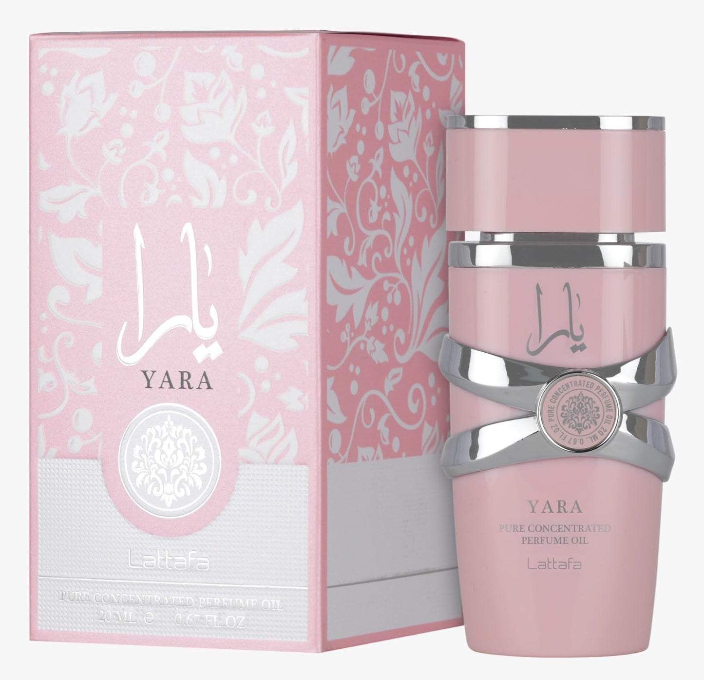 Lattafa Yara – Floral Gourmand Fruity Musky Perfume Oil for Women (0.67 oz / 20 ml)