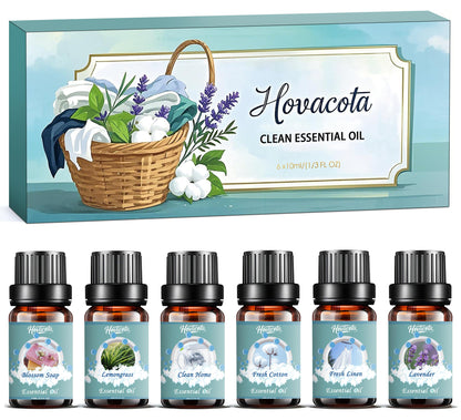 Laundry Essential Oils Set – Diffuser Oils for Home & DIY Fragrances