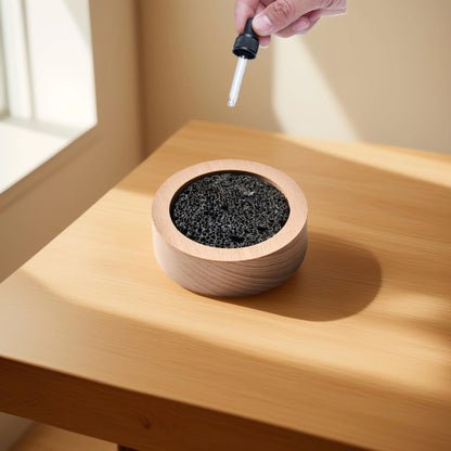 Small Passive Lava Rock Diffuser for Essential Oils — Desk, Office, Car