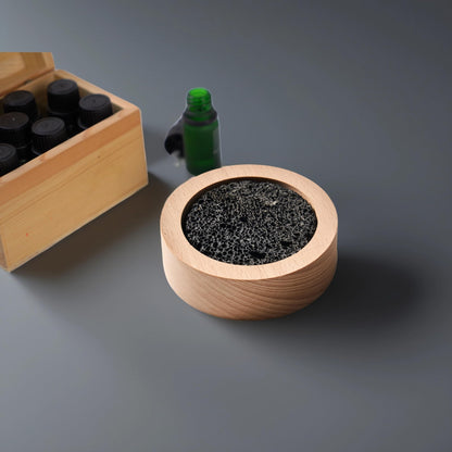 Small Passive Lava Rock Diffuser for Essential Oils — Desk, Office, Car