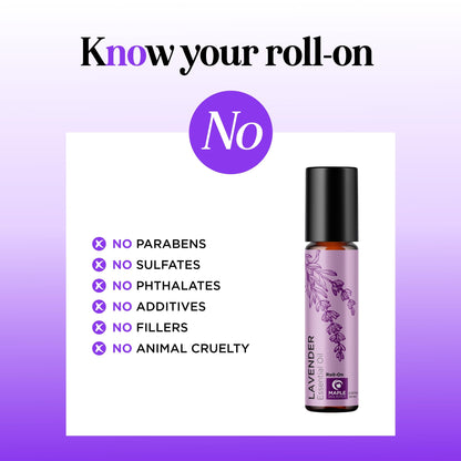 Lavender Essential Oil Roll-On – Calming Sleep & Relaxation (3-Pack)