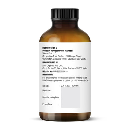 Majestic Pure Lavender Essential Oil - 3.4 Fl Oz, 100% Pure & Natural, Glass Dropper