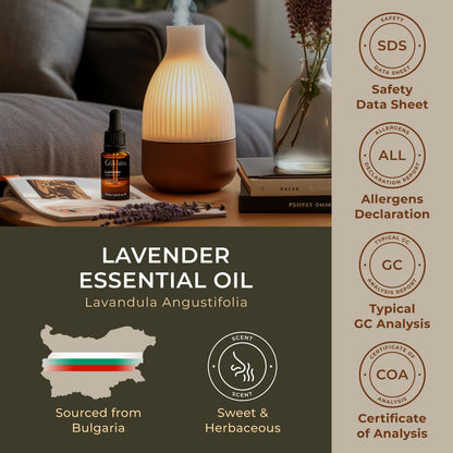 Gya Labs Lavender Essential Oil 1.02 Fl Oz | Pure for Hair, Skin & Diffuser