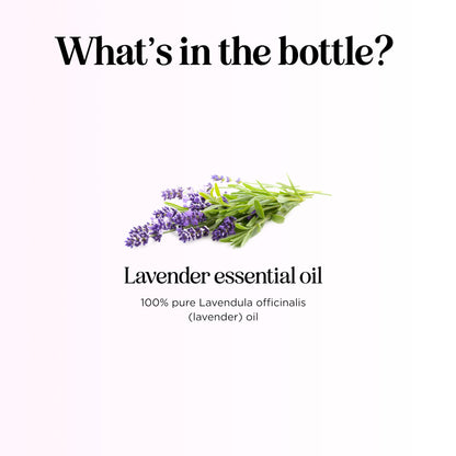 Pure Lavender Essential Oil – Hair, Skin & Nails | 1 Fl Oz Glass Bottle
