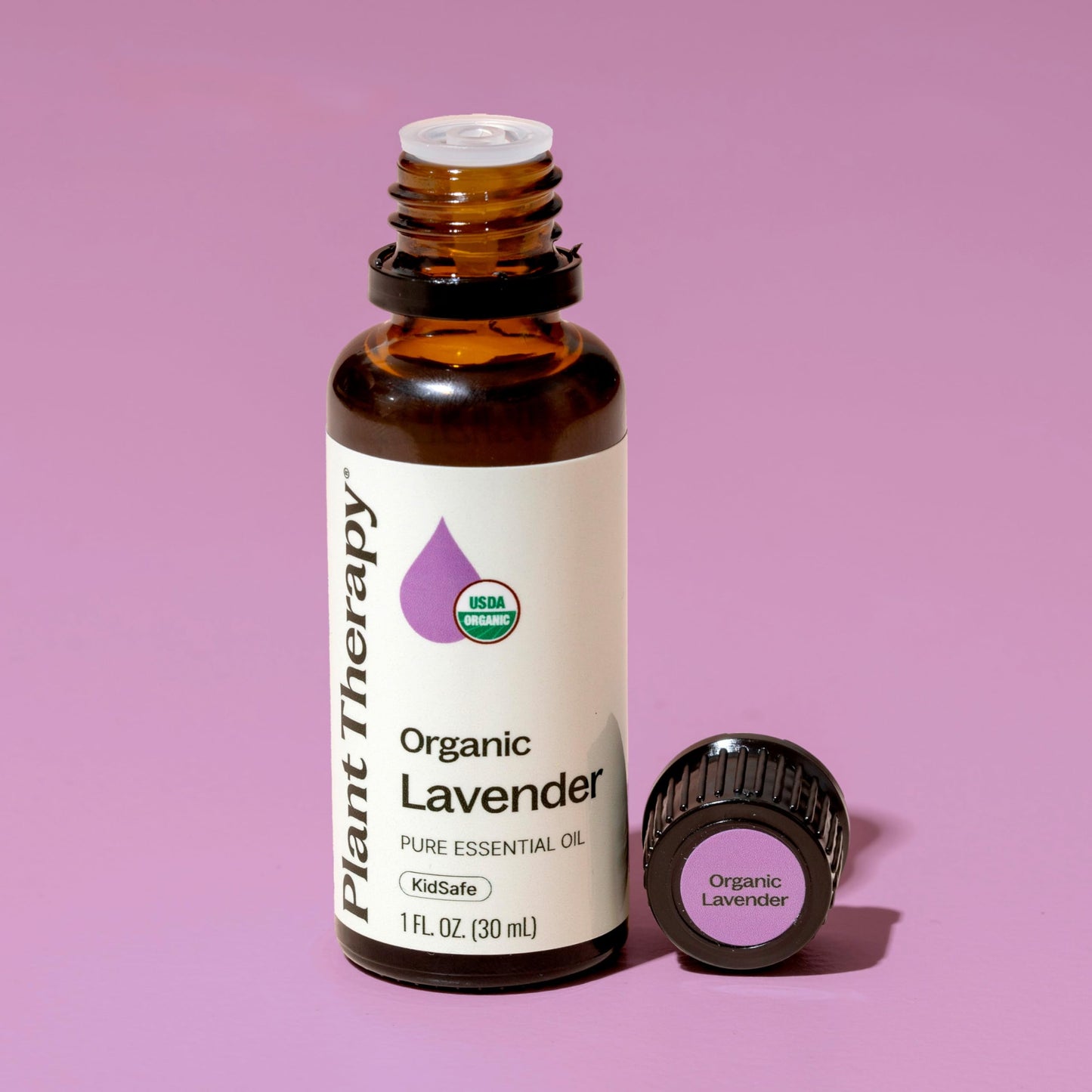 Plant Therapy Organic Lavender Essential Oil 30 mL – 100% Pure, USDA Certified Organic
