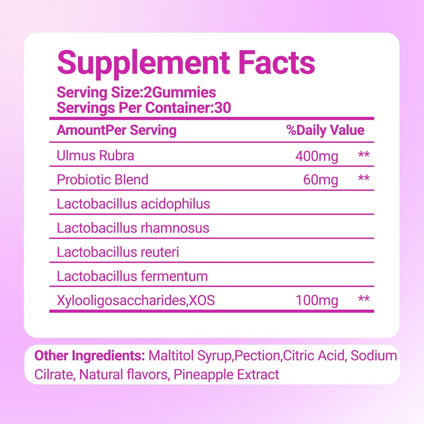Le Tian Xian Her Juicy Feminine Probiotics Gummies for Women – pH Balance & Digestive Health