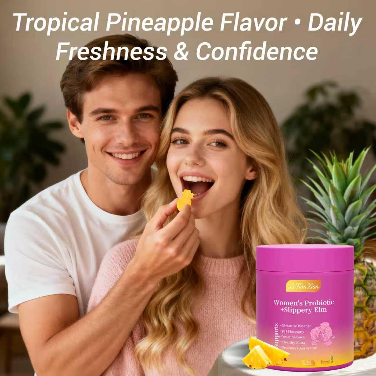 Le Tian Xian Her Juicy Feminine Probiotics Gummies for Women – pH Balance & Digestive Health