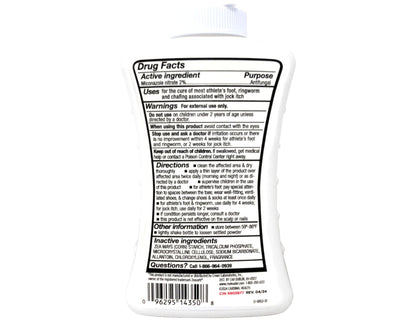 LEADER Athlete's Foot AF Powder – Moisture Absorbing, Talc-Free, 2.5 oz