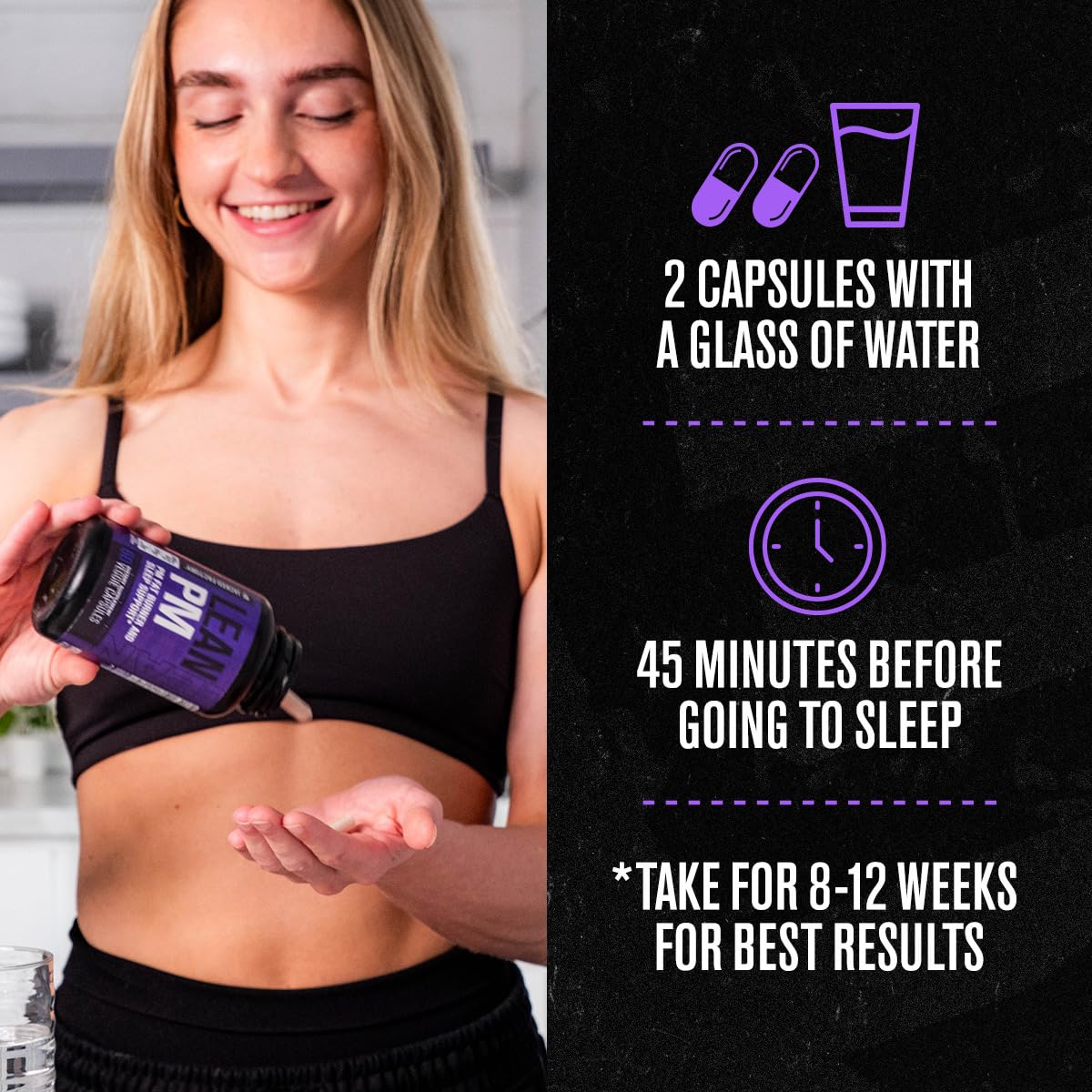 Lean PM Night Time Fat Burner & Sleep Aid – Stimulant-Free | Jacked Factory