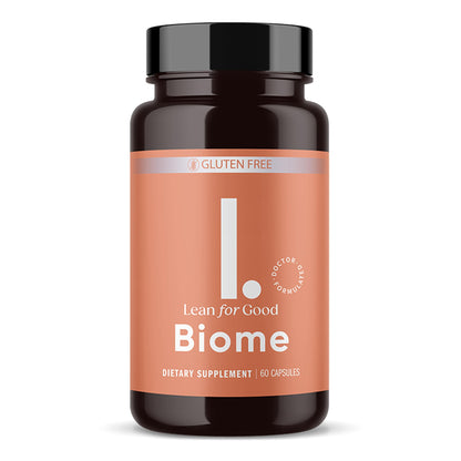LEANFORGOOD Biome | 9-Strain Probiotic Formula, Supports a Balanced Gut Microbiome, Greenselect Phytosome - 60 Capsules