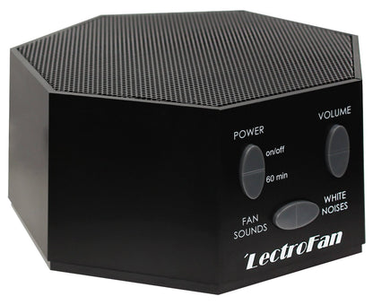 LectroFan Classic White Noise Machine by Adaptive Sound Technologies – Compact, Non-Looping Sounds for Sleep, Travel, and Study