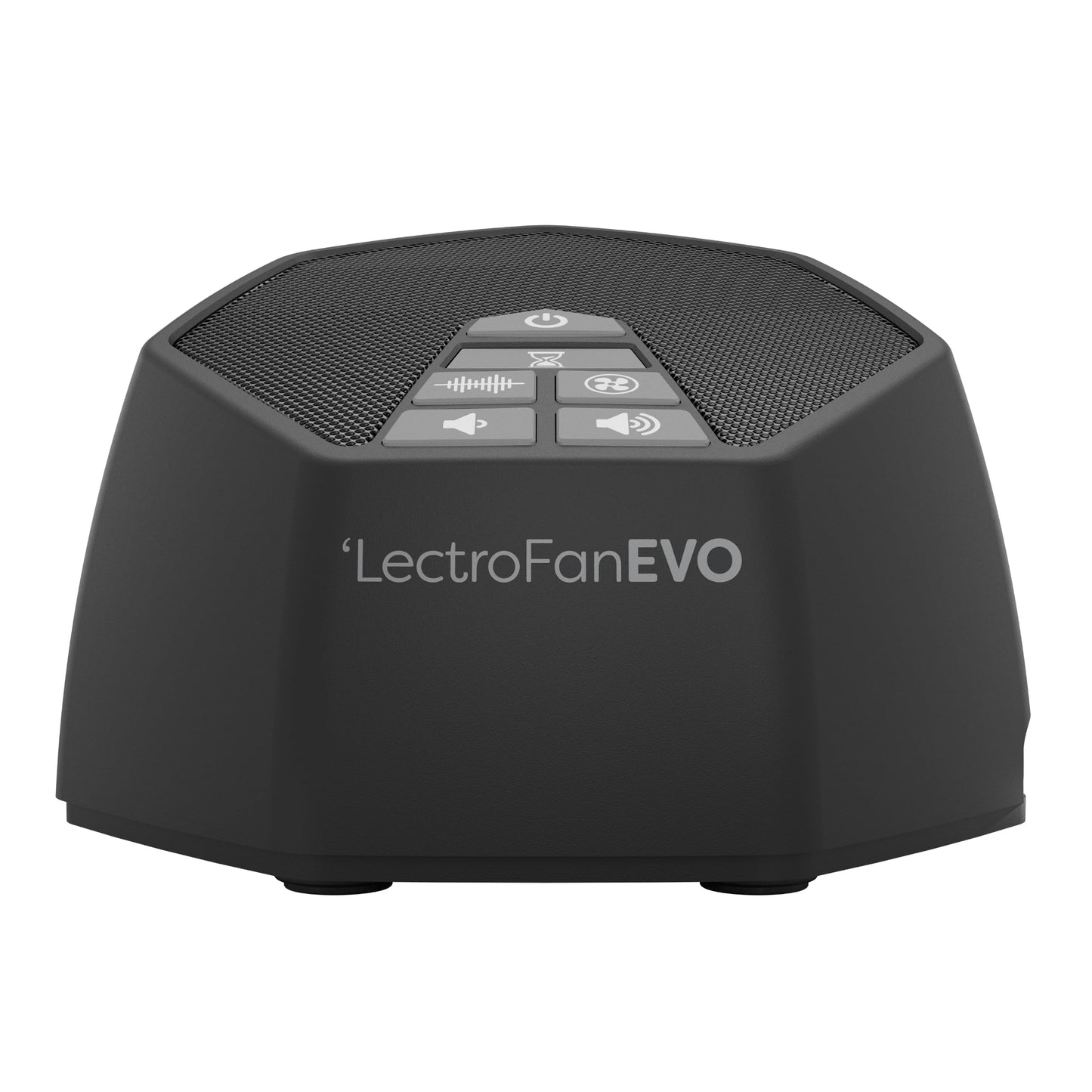 LectroFan EVO White Noise Machine – Compact Sleep Sound Machine for Bedroom, Travel & Study (Charcoal)