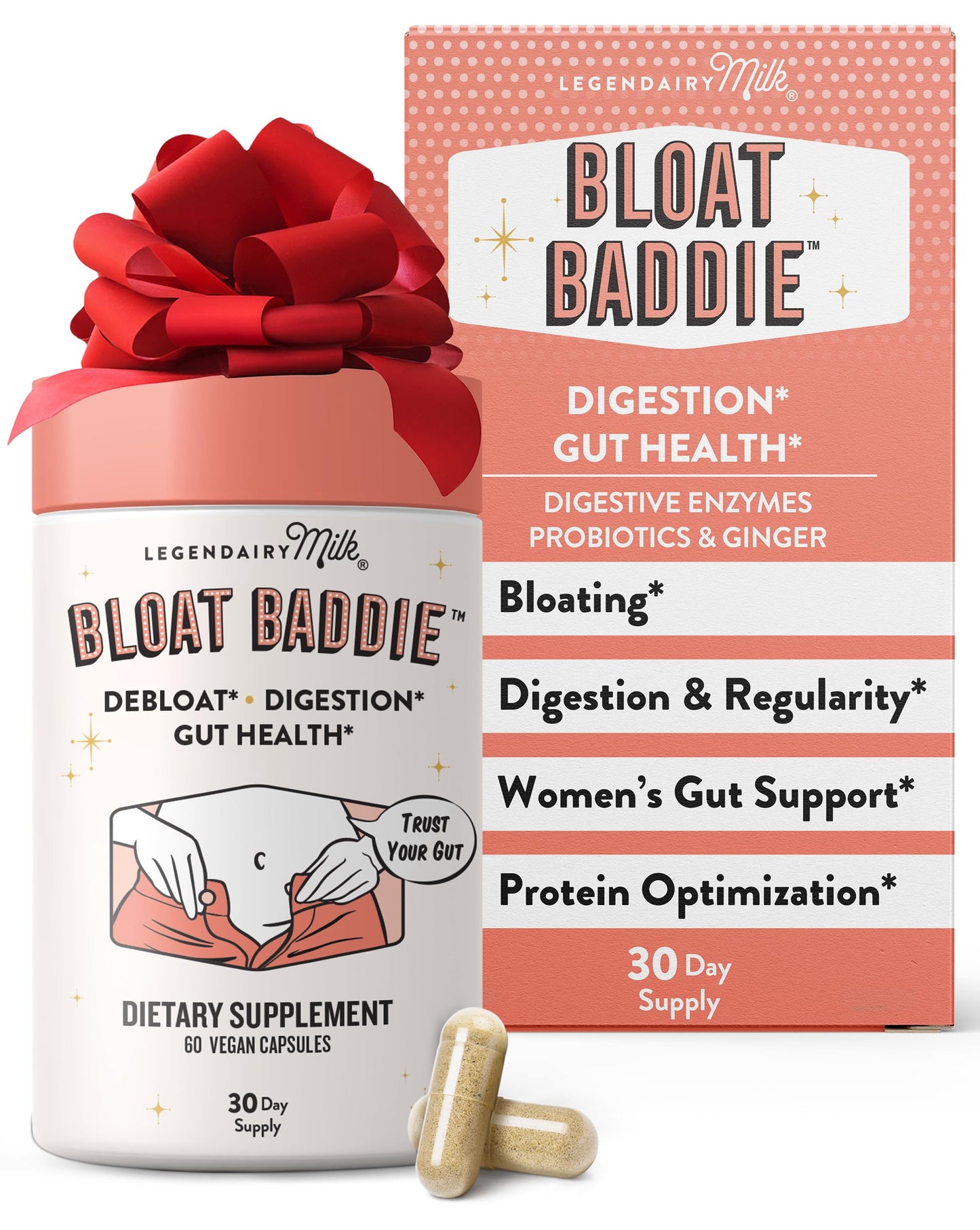 Legendairy Milk Digestive Enzymes for Women – Probiotics, Gut Health & Bloat Relief