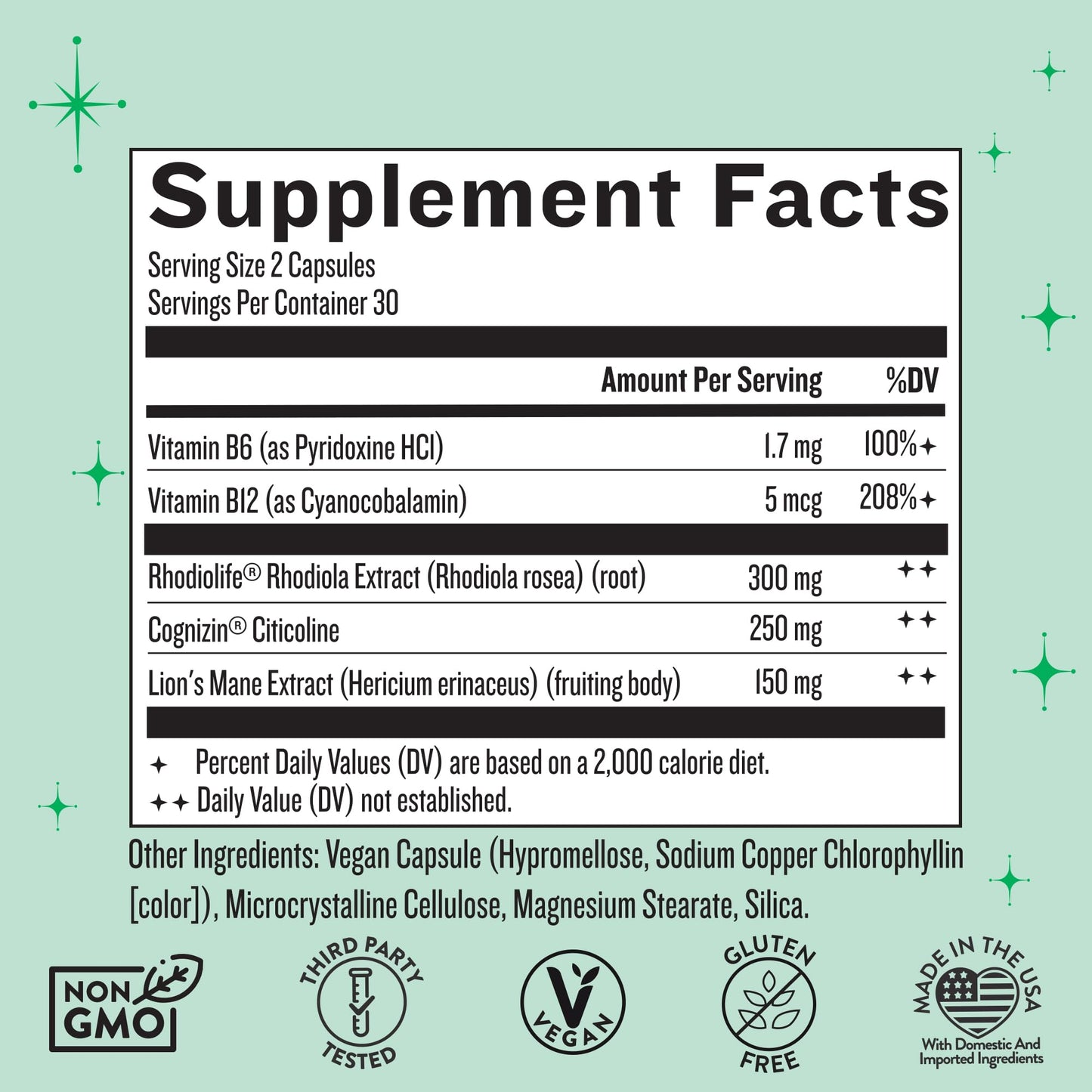 Legendairy Milk Clever Girl: Focus Support with Lion’s Mane & Citicoline | Memory & Mental Clarity for Women | 30 Servings