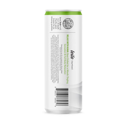 LEILO Kava Lime Margarita Mocktail – Sugar-Free, Non-Alcoholic 12-Pack (12 fl oz Cans)