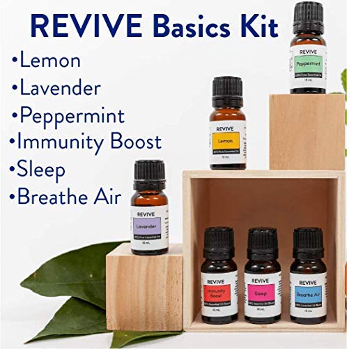 Aromatherapy Kits by Revive Essential Oils - Basics Kit (100% Pure Therapeutic Grade)