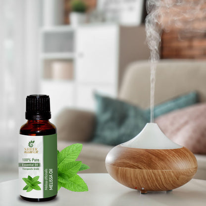 Sheer Essence Melissa Essential Oil (Lemon Balm) – 15 ml | 100% Pure, Therapeutic Grade Melissa Officinalis