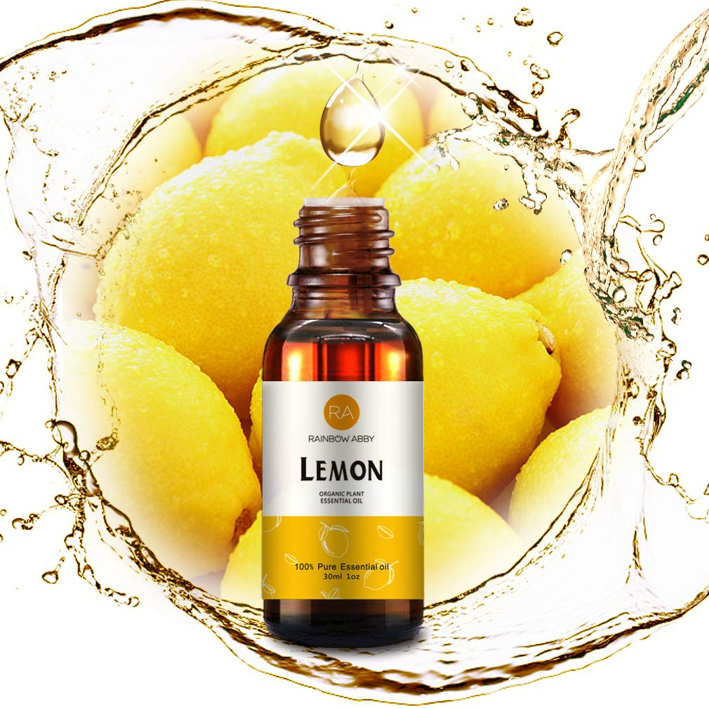 Lemon Essential Oil (30ML) – 100% Pure Organic Lemon Peel Oil for Diffuser & Massage