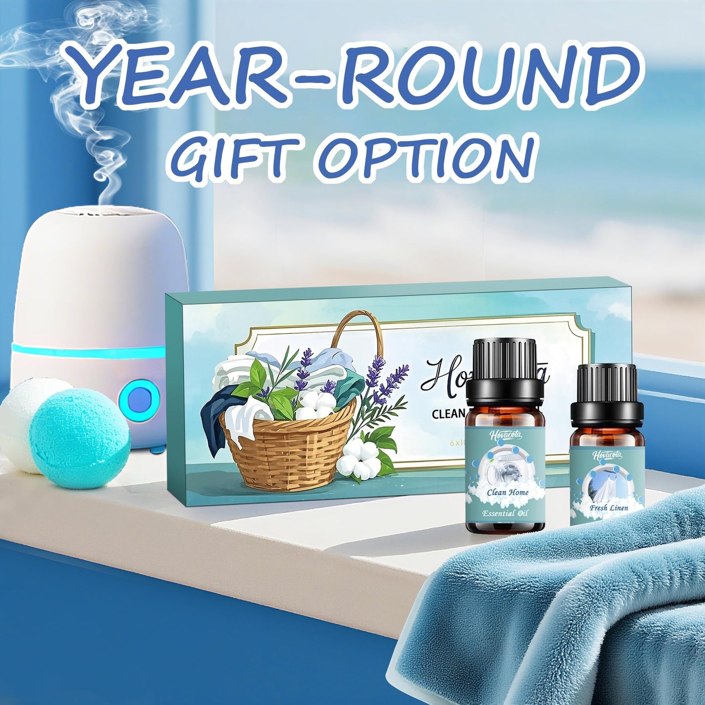 Laundry Essential Oils Set – Diffuser Oils for Home & DIY Fragrances