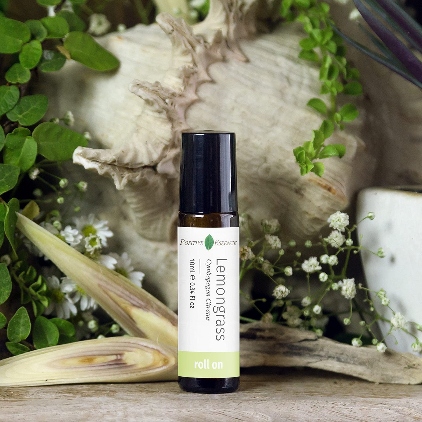 Lemongrass Essential Oil Roll-On – Pre-Diluted with Jojoba (10 mL) | Travel Size