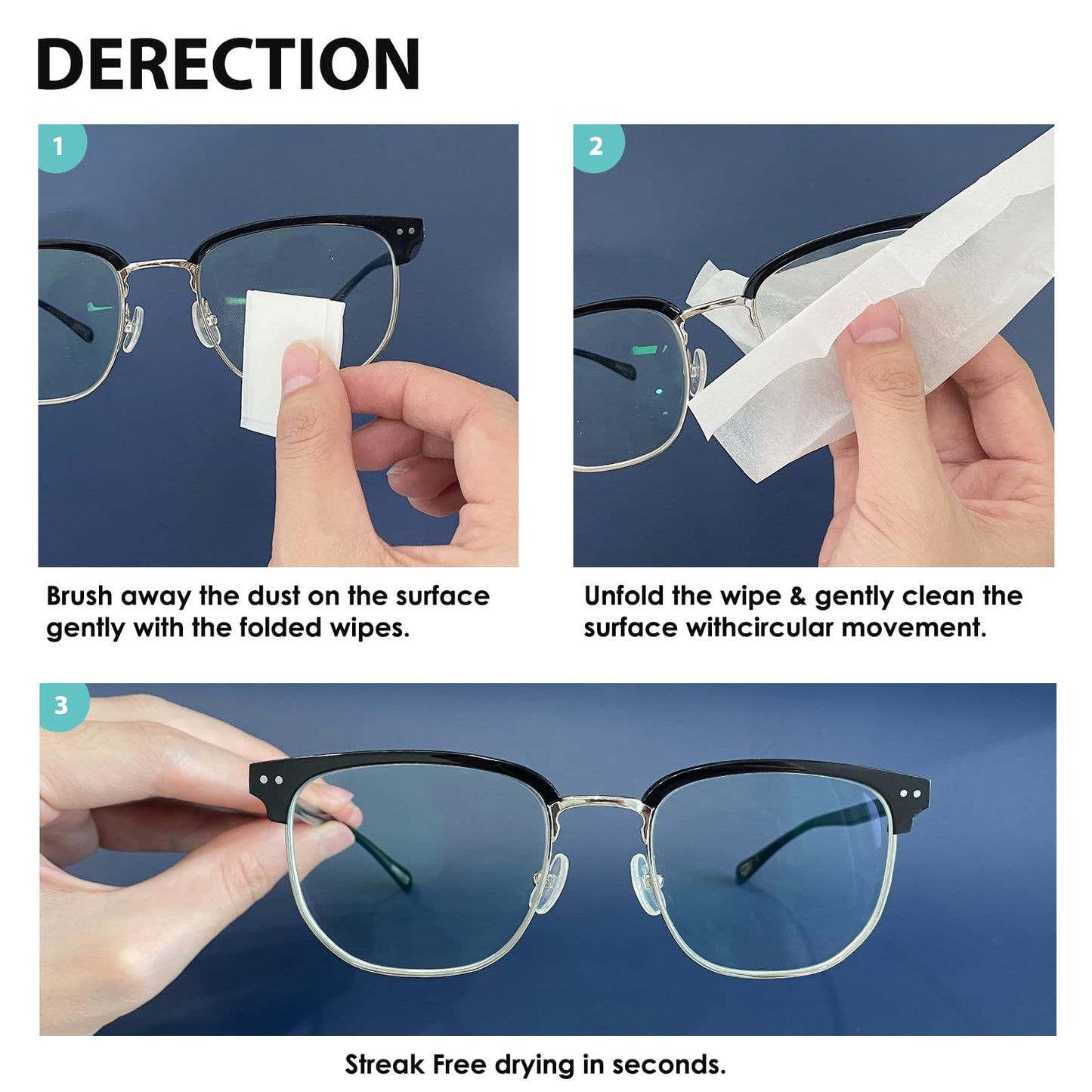 400 Count Lens Wipes for Eyeglasses – Pre-Moistened, Scratch-Free