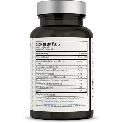LES Labs Prostate Health – Prostate Support & Urinary Comfort – 60 Caps