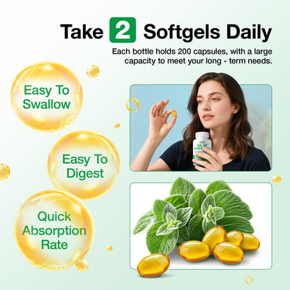 Letollhold Oil of Oregano with Black Seed Oil Softgels – 400 Count, Organic, High Carvacrol, Immune & Antioxidant Support