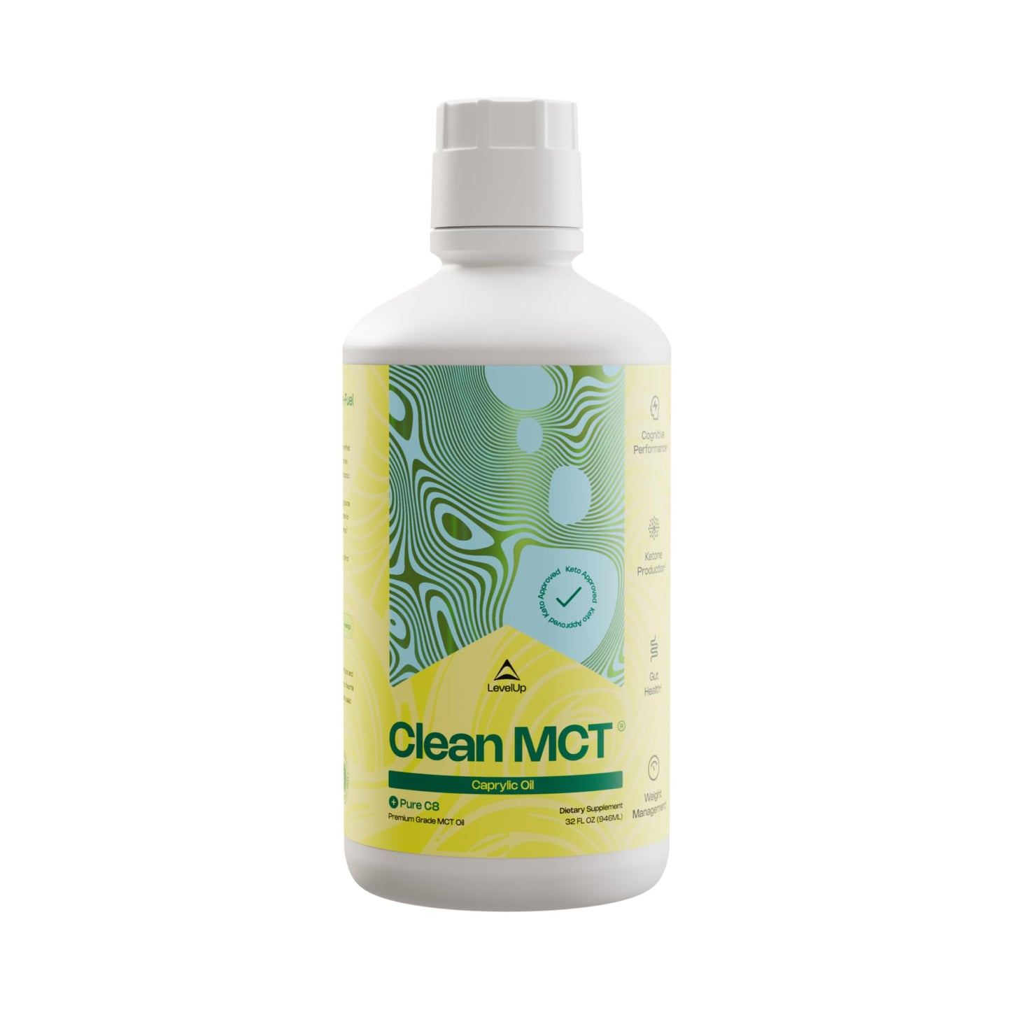 LevelUp C8 MCT Oil – Pure C8 from Coconut for Clean Energy & Focus