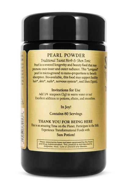 Sun Potion Pearl Powder (Sustainable Freshwater) – Beauty & Spirit Tonic (80g)