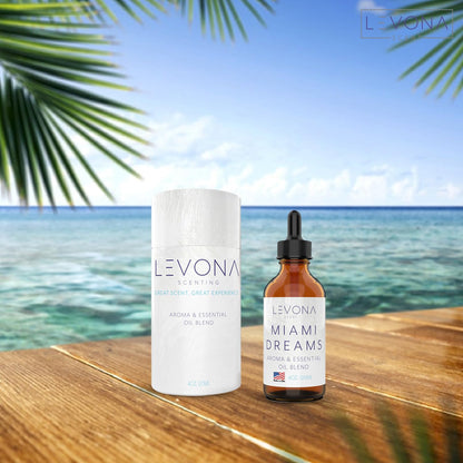Levona Miami Dreams Diffuser Oils – Luxury Bergamot & Pine Fragrance Oil 120ml