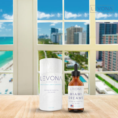 Levona Miami Dreams Diffuser Oils – Luxury Bergamot & Pine Fragrance Oil 120ml