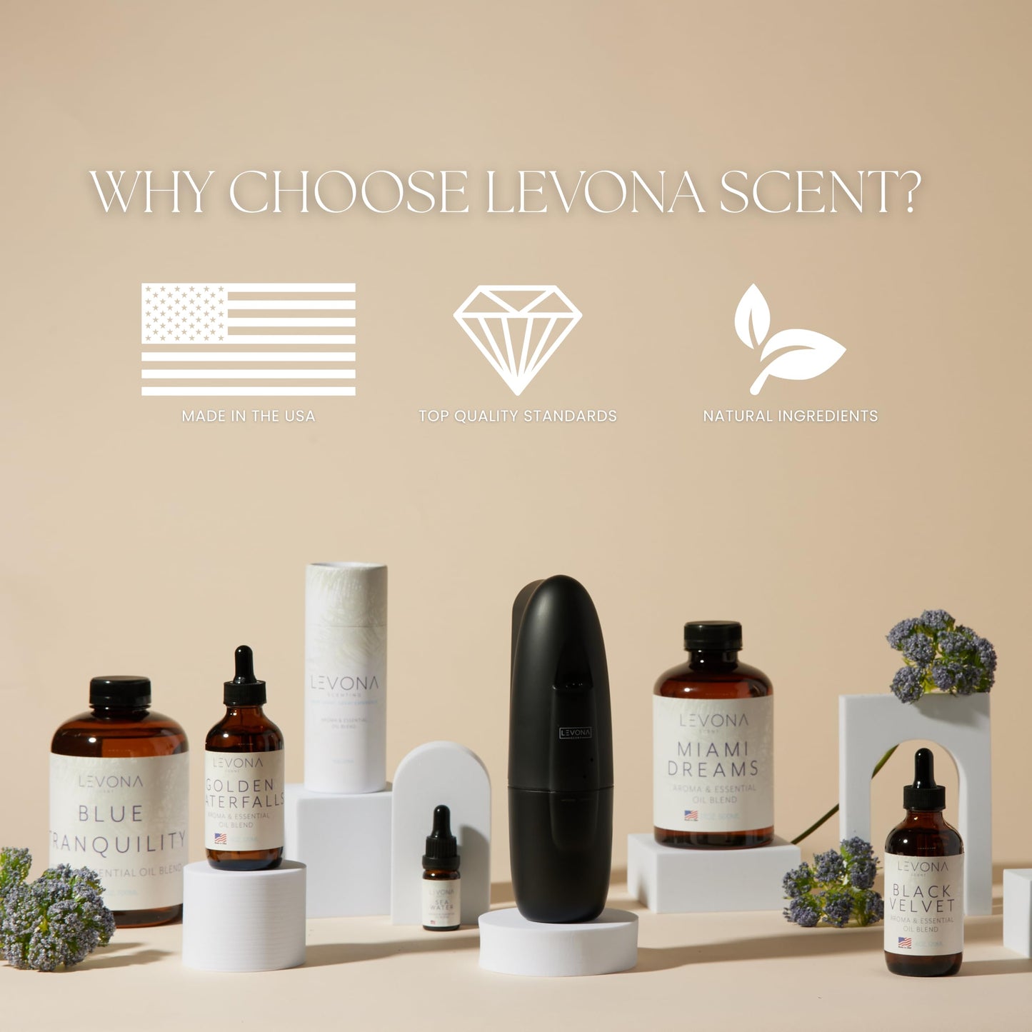 Levona Scent Essential Oil – Moonlight in Paris (500ml)