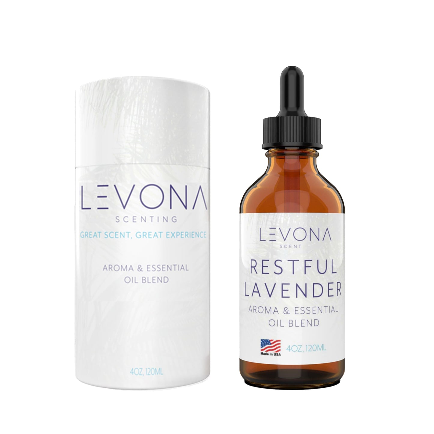 Levona Scent Essential Oils - Restful Lavender 120ml for Diffusers