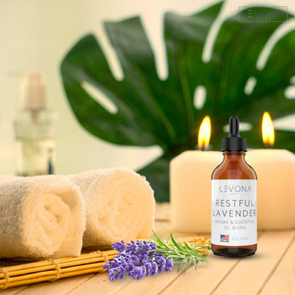 Levona Scent Essential Oils - Restful Lavender 120ml for Diffusers