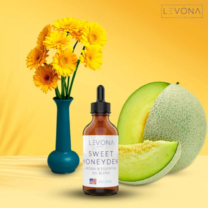Levona Scent Oil Diffuser Essential Oils: Sweet Honeydew – 120 Ml | Luxury Home Fragrance
