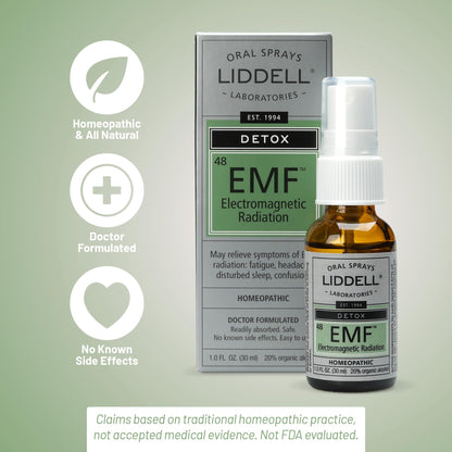 Liddell Homeopathic Anti-Tox EMF Radiation Spray - 1 Ounce