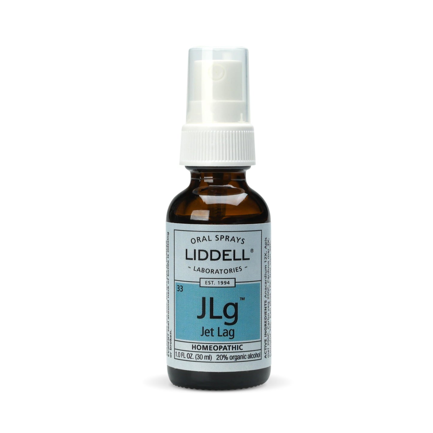 Liddell Homeopathic Jet Lag Remedy - 1 fl oz (Pack of 2) | Natural Relief