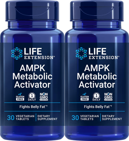Life Extension AMPK Metabolic Activator 30 Tablets – 2 Pack