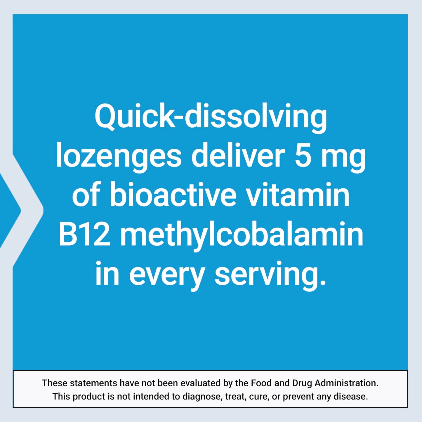 Life Extension Vitamin B12 Methylcobalamin – 5 mg Quick-Dissolving Lozenges (60) | Gluten-Free, Non-GMO, Vegetarian