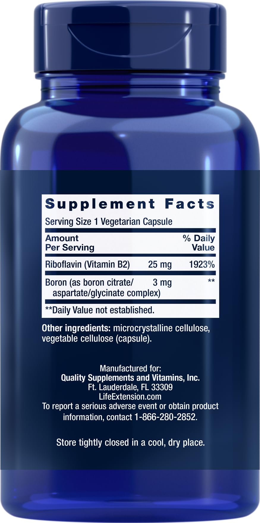 Life Extension Boron 3 mg 180 Caps – Pack of 2 | Bone Health & Immune Support